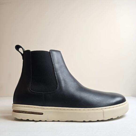 Birkenstock Bend Chelsea Black Leather Boots Size L11/M9/42 Regular Normal Fit